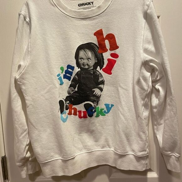 Chucky Hi Wanna Play Limited Edition Women’s Sweatshirt M - Picture 11 of 11